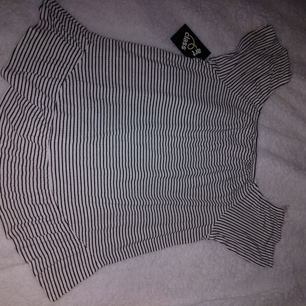 Art Class black and white striped shirt - Picture 3 of 4